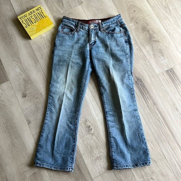 Lazer Jeans Y2K Vintage 90’s Cropped Ankle Capris Jeans Size 7 - Picture 1 of 8